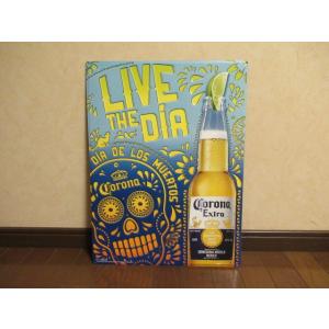 コロナ LIVE メタルサイン 角 新品 E87 アメリカ雑貨 TIN SIGN フードトラック キ...