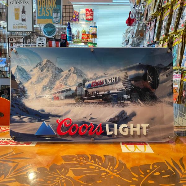Coors Light ライトサイン E94 クアーズ ライト ビール ダイナー バー インテリア ...