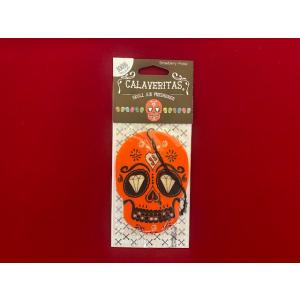 エアーフレッシュナー カラベラ オレンジ A16 ストロベリーフレーバー スカル ローライダー メキ...