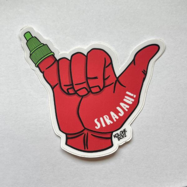 T&amp;C ステッカー Sriracha Aloha Hang Loose V121 シラチャー スリラ...