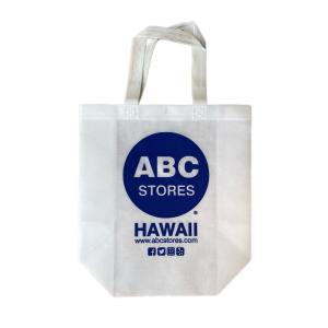 ABC STORE F33 ホワイト Hawaii ハワイ エコバッグ  ハワイ雑貨 エコトート usdm hdm トートバッグ 新品 ショッピングバッグ エコ｜aseff