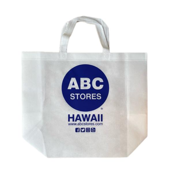 ABC STORE F32 ホワイト Hawaii ハワイ エコバッグ  ハワイ雑貨 エコトート u...