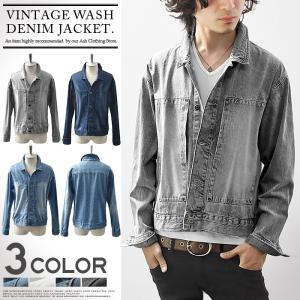 Gジャン メンズ ジャケット gジャン デニムジャケット ダメージ