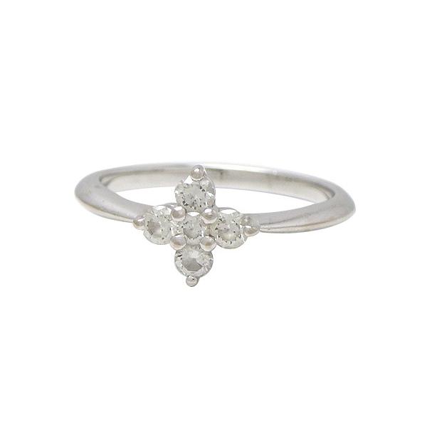 MIKIMOTO ミキモト リング 指輪 K18WG(ホワイトゴールド) ダイヤモンド0.21ct ...