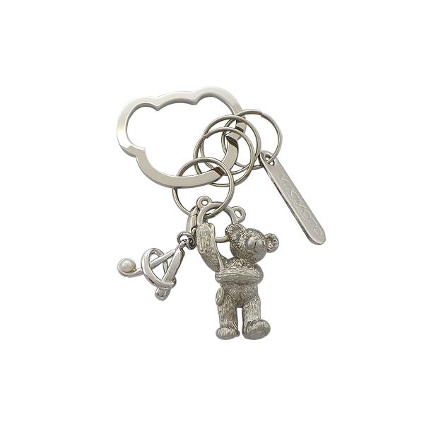 MIKIMOTO ミキモト キーリング キーホルダー くま イニシャルチャーム付 中古 質屋出品