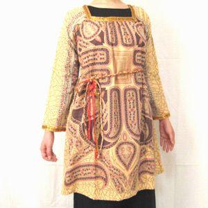 【在庫処分】 チュニックワンピース アジアンチュニック エスニックファッション アジアンファッション...
