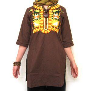 【在庫処分】 刺繍チュニック 刺繍クルタ エスニックチュニック エスニックファッション アウトレット...