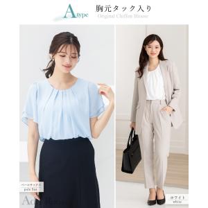 ブラウス レディース トップス 半袖 夏 オフ...の詳細画像1
