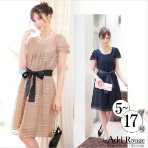 AddRouge（アッドルージュ） 在庫限り レース＆シフォン切り替え