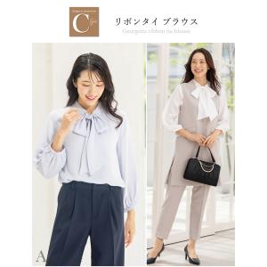 メール便送料無料 ブラウス レディース 八分袖...の詳細画像3