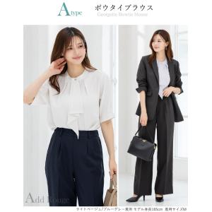 トップス ブラウス レディース 半袖 夏 オフ...の詳細画像3