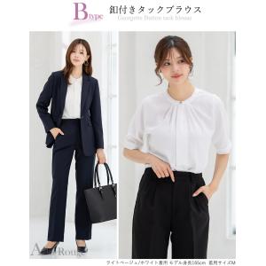 トップス ブラウス レディース 半袖 夏 オフ...の詳細画像5