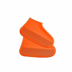 TOMOO 男女兼用 携帯用シリコーン靴カバー レインブーツカバー 折り畳み靴 レインプルーフシューズカバー 高