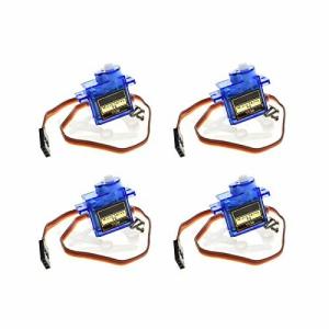 Bopfimer 4個のスマートエレクトロニクスRcミニ9G 1.6KgサーボモーターSg90 Rc 250 450ヘリコプター 飛行機 カー