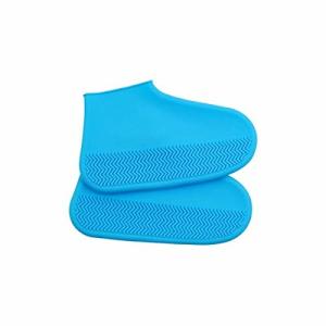 TOMOO 男女兼用 携帯用シリコーン靴カバー レインブーツカバー 折り畳み靴 レインプルーフシューズカバー 高