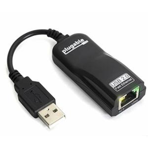 Plugable USB 2.0 高速イーサネット アダプター 有線 LAN 10/100 Windows Linux Chrome OS 互換