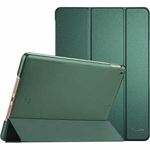 ProCase iPad 10.2" 9/8/7 ケース スマートカバー 超スリム 三つ折りスタンド フォリオ保護ケース 半透明バックカバ