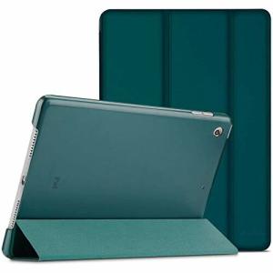 ProCase iPad 10.2" 9/8/7 ケース スマートカバー 超スリム 三つ折りスタンド フォリオ保護ケース 半透明バックカバ
