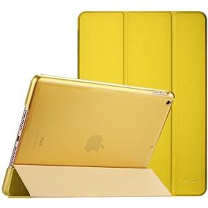 ProCase iPad 10.2" 9/8/7 ケース スマートカバー 超スリム 三つ折りスタンド フォリオ保護ケース 半透明バックカバ