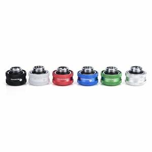 VBESTLIFE コンピューター水冷圧縮継手 硬質アクリルチューブ OD 黄銅製 超耐久性 外径14mm 水冷却圧縮継手(6ヶ色