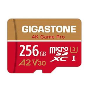 Gigastone Micro SD Card 256GB マイクロSDカード プロ級 Ultra HD 4K動画対応 Nintendo Switch 動作確認済 超高速起動 A2 V30 100M