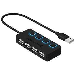 Sabrent 4ポートUSB 2.0データハブ  充電不可 Mac PC用