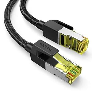 UGREEN LANケーブル CAT7  メッシュLANケーブル カテゴリー7 コネクタ 超光速10Gbps/600MHz CAT7準拠 イーサネットケ