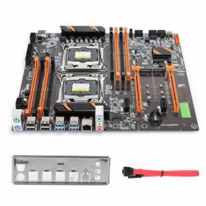 X99デュアル CPU マザーボード ギガビットネットワークカード LGA2011 メインボード LGA2011-V3 DDR4 2666 × 8/ PCI-E x16 ×