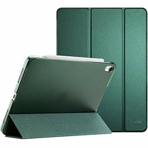 ProCase iPad Air5 ケース 2022 Air4 ケース 2020 軽量 スタンド 三つ折り フォリオ保護ケース 半透明バックカバー Apple