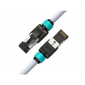 LINKUP  LAN ケーブル Cat7-4.5M 10ギガビット RJ45 コネクタ S/FTP 二重 シールド   イーサネット PS4