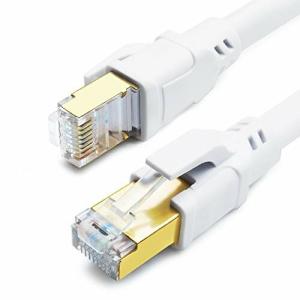 DDMALL CAT8 LANケーブル5m ルーター モデム PC スイッチ ハブ ラップトップ ゲーム X box用の金メッキRJ45