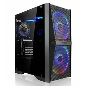 RAIJINTEK ライジンテック PCケース SILENOS MS PRO ミドルタワー型 強化ガラス製 ARGBファン3基搭載 ATX / M-ATX / Mini-itx