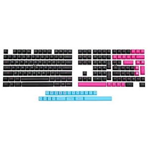 EPOMAKER AKKO Matcha/Midnight サイバーパンク158キーASAプロファイルPBTキーキャップセット ダブルショットテクノロジ