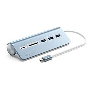Satechi USB-C コンボハブ デスクトップ用  USB-A 3.0 データポート, Micro/SDカードリーダー (iMac2017以降/Pro/M1,