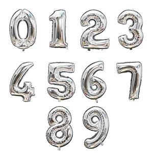 MANCY SHOP 誕生日 バルーン 数字 ナンバーバルーン 大きい 特大 ビッグ 32inch 飾り付け 記念日 写真撮影 パーティ
