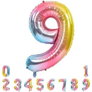バルーン アルミ風船 数字バルーン 40インチ ナンバー 誕生日 結婚式 記念日 パーティー 飾り付け 風船 約90cm