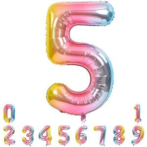 バルーン アルミ風船 数字バルーン 40インチ ナンバー 誕生日 結婚式 記念日 パーティー 飾り付け 風船 約90cm