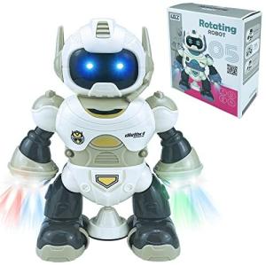 Ynanimery ロボット おもちゃ 電動ロボット 人型ロボット 子供おもちゃ 知育おもちゃ 歩く スライド 音楽 ダンス