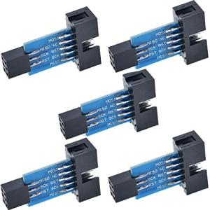 Rasbee 5個 変換ボード AVRISP USBASP