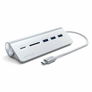 Satechi USB-C コンボハブ デスクトップ用  USB-A 3.0 データポート Micro/SDカードリーダー (iMac2017以降/iMac P