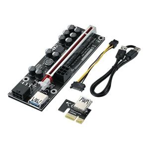 BEYIMEI PCI-E 10コンデンサ 1X〜16Xライザーカード ビットコインイーサリアムマイニングETH用