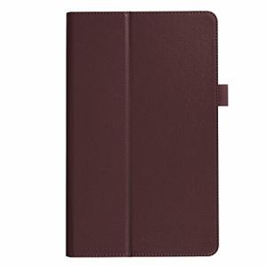 au Qua tab 01 8 インチ タブレット専用スタンド機能付きケース 二つ折 カバー 薄型 軽量型 スタンド機能 PUレザ