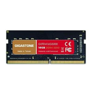 Gigastone ノートPC用メモリ DDR4 16GBx1枚 DDR4-3200MHz PC4-25600 CL22 1.2V SODIMM 260 Pin Unbuffered Non-ECC Memory Module Ram Upgrade