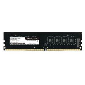 TEAMGROUP Elite DDR4 8GB シングル 2400MHz PC4-19200 CL16 アンバッファード 非ECC 1.2V 1Rx8 UDIMM 288ピン PC コンピューター デ