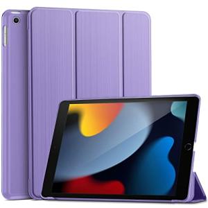 ProCase iPad 9/8/7 ケース 10.2インチ 2021 2020 2019, 三つ折りスタンド スマートカバー オートスリープ対応 金属起毛