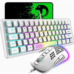 ZIYOU LANG TKL K62 ゲーミングキーボード マウスセット