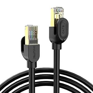 DAILOTEC LANケーブル 15m CAT8 ブラック カテゴリー8 RJ45 イーサネットケーブル 超高速 40Gbps/2000MHz 爪折れ防止 PS4 PS5