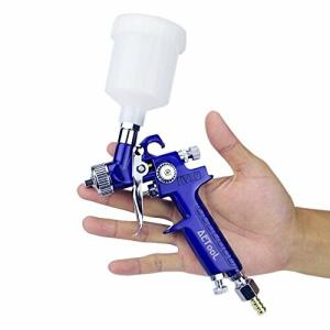 zmart 1.0mm ノズル プロフェッショナル HVLP スプレーガン エアブラシ カーエアログラフ ミニエアペイント 絵画