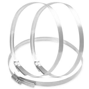 エプダ店 304ステンレス鋼 調整可能 ホースクランプ  配管用燃料ラインクランプ 自動車および機械