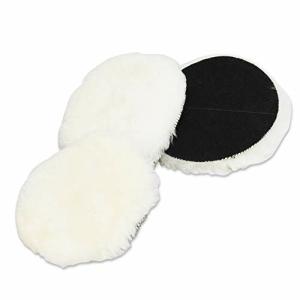 AINetJP 羊毛バフ 羊毛 ウール バフ ウールバフ つや出し 研磨 フェルト ワックス 仕上げ 洗車 塗装 (100mm 3個セ